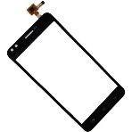Сенсорное стекло (тачскрин) для Prestigio Muze C3 MultiPhone 3504, черное, фото 1