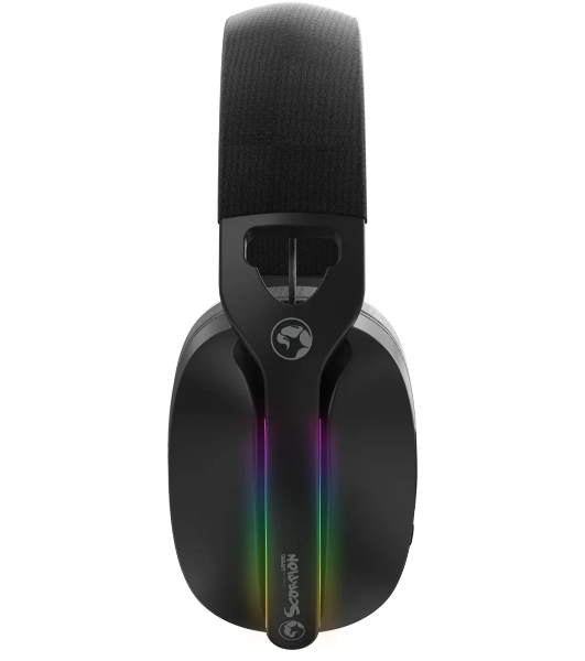 Гарнитура Marvo Pulz 70S Gaming Headset чёрный, проводная, USB, 7.1 Surround, RGB-подсветка