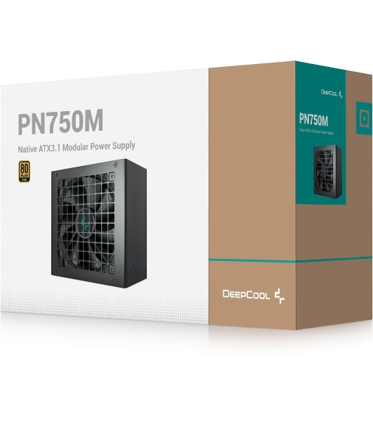 Блок питания Deepcool/GamerStorm PN750M V2 Gen.5, 750Вт, 80 PLUS Gold, 120мм, черный