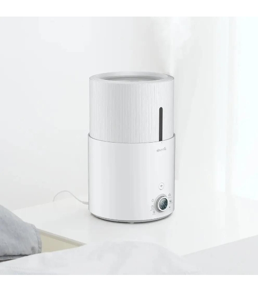 Увлажнитель воздуха Deerma DEM-SJS300W белый, 25 м², 4.4 л, ультразвуковой, ароматизация, 3 скорости, верхний залив воды, управление со смартфона