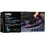 Утюг Braun TexStyle 9 SI9661VI фиолетовый/черный, 3100 Вт, 60 г/мин, 250 г/мин, 330 мл, фото2