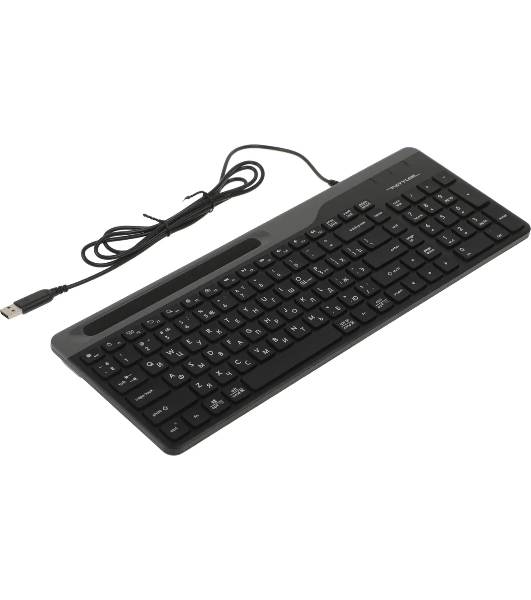 Клавиатура проводная A4Tech Fstyler FK25, USB, черный/серый