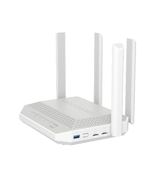 Гигабитный интернет-центр Netcraze Hopper 4G+ (NC-2312) с модемом 4G+, двумя слотами для SIM-карт, Mesh Wi-Fi 6 AX3000, 5-портовым Smart-коммутатором и многофункциональным портом USB 3.0