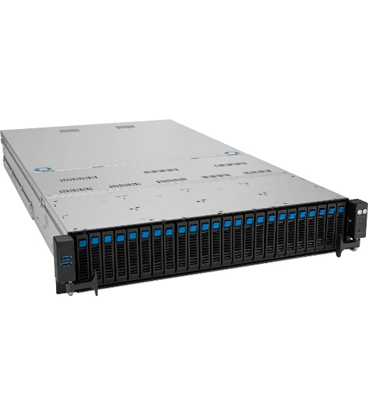 Серверная платформа Asus RS720A-E12-RS24U/10G/2.6kW/24NVMe/GPU