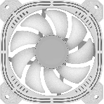 Вентилятор для корпуса Formula Nulight 12WH RGb 120х120x25 белый 3-pin 4-pin (Molex) 19.06дБ (NULIGHT 12WH FR) Ret, фото3