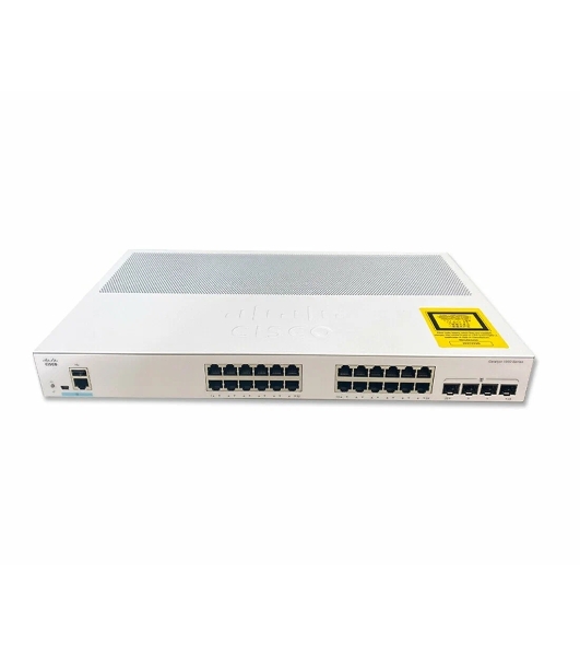 Коммутатор Cisco Catalyst C1000FE-24P-4G-L, 24×LAN + 4×1 Гбит/с, управляемый