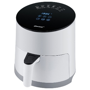 Аэрофритюрница Steba HF 1000 белый/чёрный, 1500 Вт, 3.5 л, 0.5 кг, съёмная чаша, антипригарное покрытие, таймер