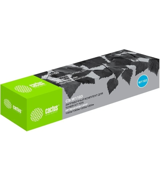 Картридж лазерный Cactus CS-W1103 черный (2500 стр.) для HP Neverstop Laser 1000/1200