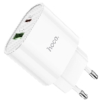 Сетевое зарядное устройство HOCO (6931474757319) C95A Lineal PD 20W+QC3.0 (белый), фото4