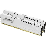 Оперативная память Kingston Fury Beast, DDR5, 64Gb (2x32 GB), 6000 MHz, CL36, DIMM, радиатор, белый, фото 1