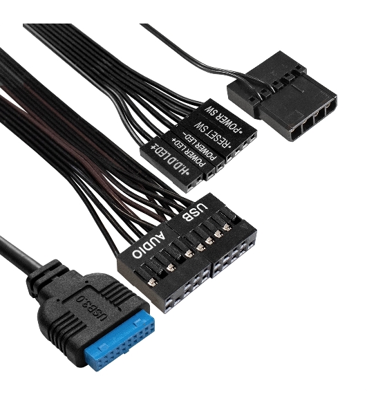 Компьютерный корпус Minitower ExeGate mEVO-7805-XP500 (mATX, БП XP500 с вент. 12см, 2*USB+1*USB 3.0, аудио, черный, с 2*RGb подсветкой)