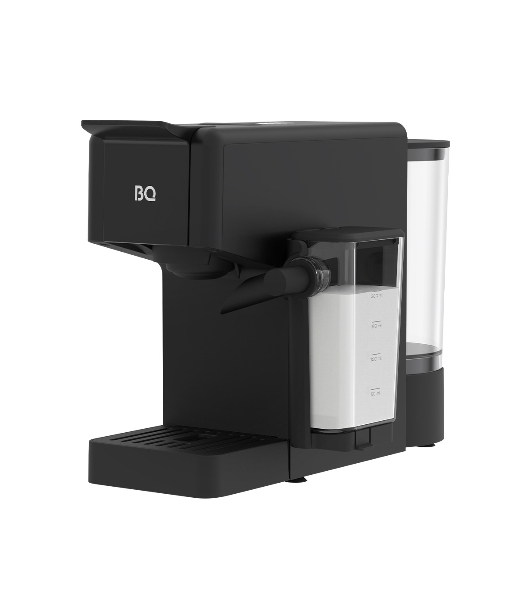 Капсульная кофеварка BQ CCM1064A Black. 3 в 1: Nespresso, Dolce Gusto, молотый кофе/Давление 20 бар/Итальянская помпа/Автоматический капучинатор/DuoBoil - технология быстрого приготовления кофейных напитков/Выбор объема порции/Объем резервуара для воды 850 мл/Объем резервуара для молока 200 мл/Длина шнура 1 м/Автооключение/Защита от перегрева/Съемный лоток для сбора капель