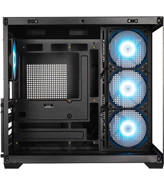 Компьютерный корпус без блока питания PCCooler C3T700 BK, Midi-Tower, TG, no fans, 1xUSB-A 3.0 + 1xUSB-A 2.0 + 1xUSB-C, ATX, mATX, mITX черный