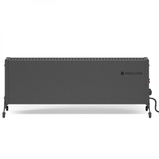 Конвектор электрический Neoclima Nano 1500B черный, 1500 Вт, 20 м2, термостат