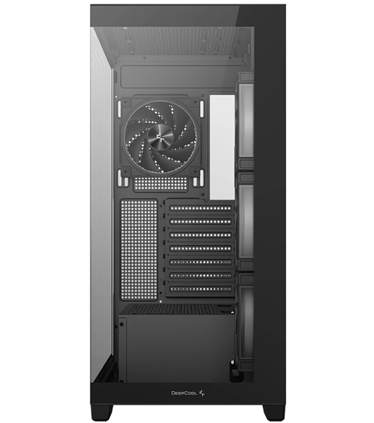 Компьютерный корпус Deepcool CG580 4F V2 без БП, боковое окно (панорама), 4x120мм ARGB PWM вентилятора, черный, ATX (R-CG580-BKADA4-G-2)