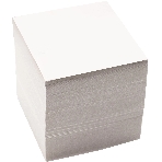 Блок для записей бумажный Silwerhof ECO Эконом 80x80x80мм, 60 г/м2, белый, фото2