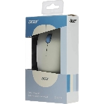 Мышь беспроводная Acer OMR205 белый/голубой, 1200 dpi, радиоканал, USB, кнопки - 3, фото2