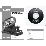 Руль черный SVEN GC-W600 (виброотдача, педали, джойстик, 12 кн., USB), фото4