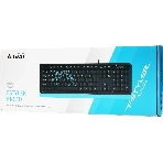 Клавиатура проводная A4Tech Fstyler FKS10, USB, черный/синий, фото2