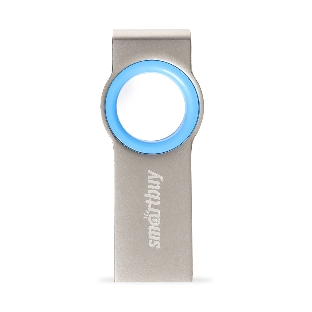 Флешка USB SmartBuy MC2 Metal Blue (SB032GbMC2), 32Gb, USB 2.0, R/W 25/15, синий/серебристый