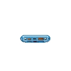 Портативный аккумулятор Maxvi PB10-11 10000 мАч blue 3A, встроенные кабели USB A/Type-C/Lightning, фото11