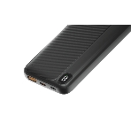 Портативный аккумулятор OLMIO L-10, 10000mAh, 22.5W, QC3.0, PD, LCD, + кабели Lightning\Type-C, черный, фото5
