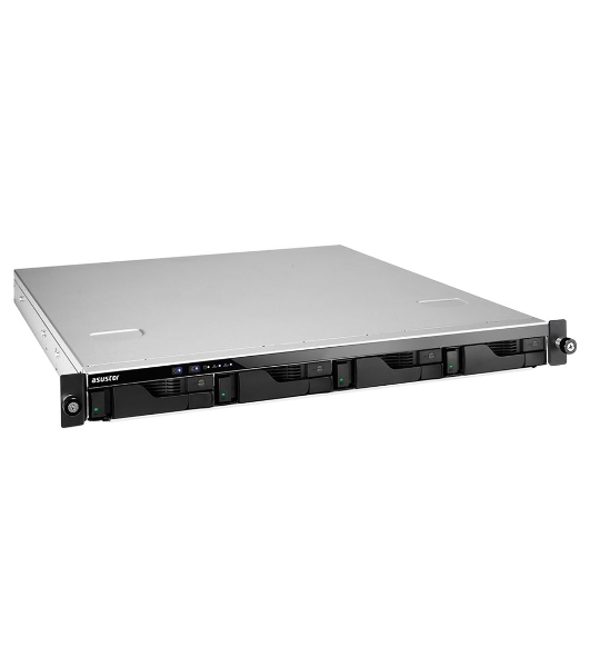 Сетевой накопитель ASUSTOR AS6504RS 4Bay/Intel Atom C3538, 2.1GHz/8Gb DDR4/noHDD,LFF(HDD,SSD),/2x1GbE(LAN)/4xUSB3.2; 90IX01G0-BW3S00