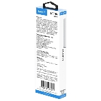 Кабель Maxvi MC-19M black, USB-A - microUSB, 2.4A, LED ток макс. нагрузки 2.4А, макс. напряжение 5V; стандарт USB 2.0; длина кабеля 1.5м, нейлоновая оплетка, металлические корпуса разъемов,LED подсветка, цвет: черный, фото3