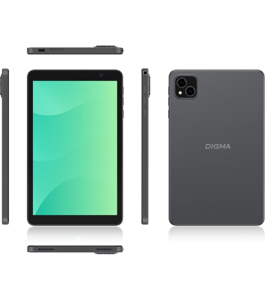 Планшет Digma G8 8', 3Gb, 32Gb, 4G, Android 15 Go, темно-серый