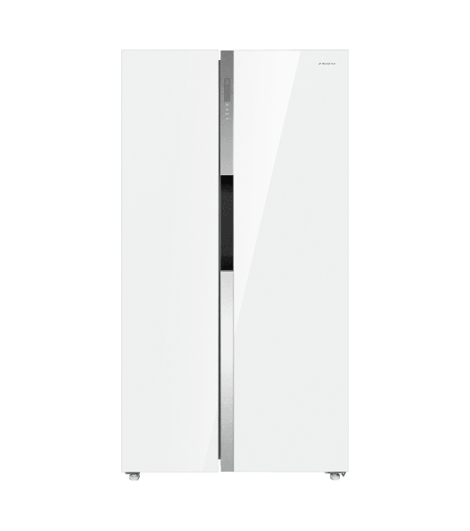 Холодильник Maunfeld MFF177NFW Slim Inverter белый двухкамерный 352/198л морозилка слева, No Frost, Side by Side