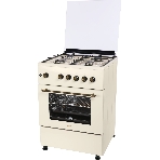 Плита газовая Nordfrost GG 6061 Y бежевый, конфорок 4 шт, духовка 63 л, 60 см x 89 см x 60 см, фото3