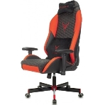Кресло игровое Knight Neon черный/красный соты эко.кожа с подголов. крестовина металл, фото3