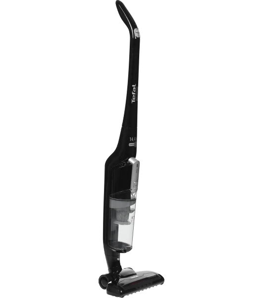 Пылесос вертикальный Tefal TY6545RH черный, питание от аккумулятора, уборка сухая, пылесборник 0.65 л