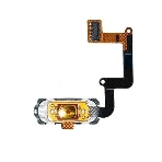 Кнопка HOME в сборе с механизмом и шлейфом для Samsung A320, черная, фото2