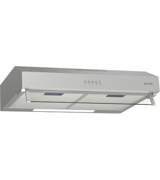 Вытяжка подвесная Gorenje WHU629EX/M нержавеющая сталь, 60 см, 249 м³/ч, 67 дБ