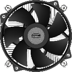 Устройство охлаждения (кулер) PcCooler R95S-I Soc-1200/1700/1851 4-pin 31.1dB Al 95W 360gr Ret (R95S-XXNIXX-CL), фото5