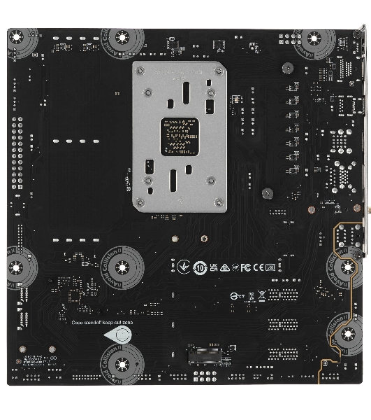 Материнская плата MSI PRO B850M-P, AM5, AMD B850, 4xDDR5, 4xSATA, 3xM.2, 1xPCIe 5.0 x16, 3xPCIe 3.0 x16, 1xHDMI, 1xDP, 1x5Gb LAN, 1xUSB-C 10Gbps, 1xUSB-A 10Gbps, 2xUSB-A 5Gbps, 4xUSB-A 2.0, 3x3.5 мм, 7.1, чёрный, mATX