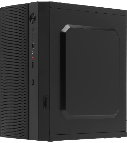 Компьютерный корпус Accord ENTRY ACC-242B черный без БП mATX 2xUSB 2.0 audio