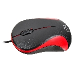 Мышь проводная Oklick 115S черный/красный, 1200 dpi, USB, кнопки - 3, фото5