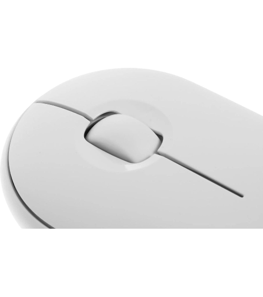 Мышь беспроводная Logitech Pebble M350 белый, 1000 dpi, радиоканал, Bluetooth, USB, кнопки - 3
