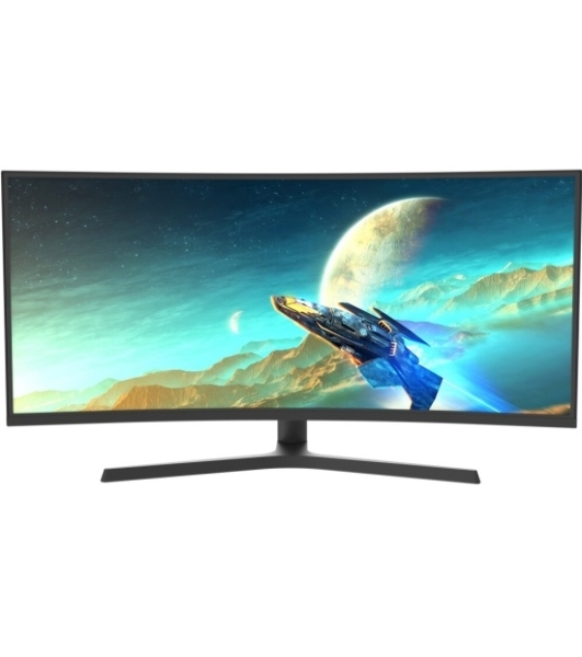Монитор 34' Valday AL77AZF IPS 3440x1440, 165 Гц, 5 мс, 21:9, 300 кд/м2, 2xHDMI, 2xDP, 1x3.5 мм, изогнутый, черный