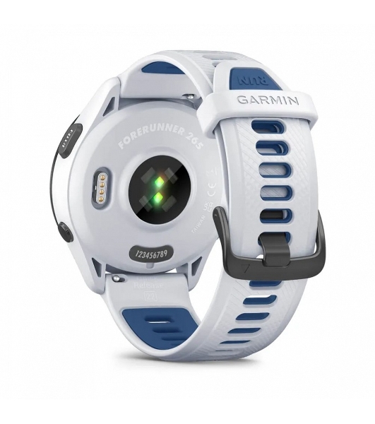 Умные часы Garmin Forerunner 265, 1.3' AMOLED, 5G, Wi-Fi, Bluetooth, NFC, IPX7, белый