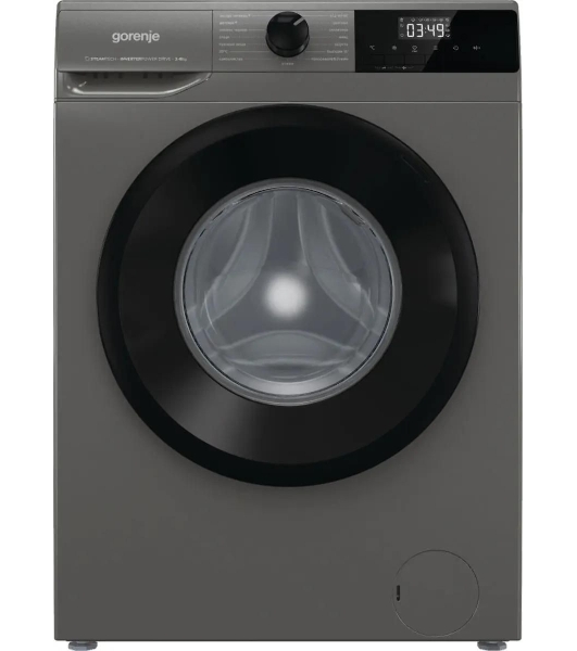 Стиральная машина Gorenje WNHPI84AS/AR серый, загрузка фронтальная 8 кг, 1400 об/мин., класс: А
