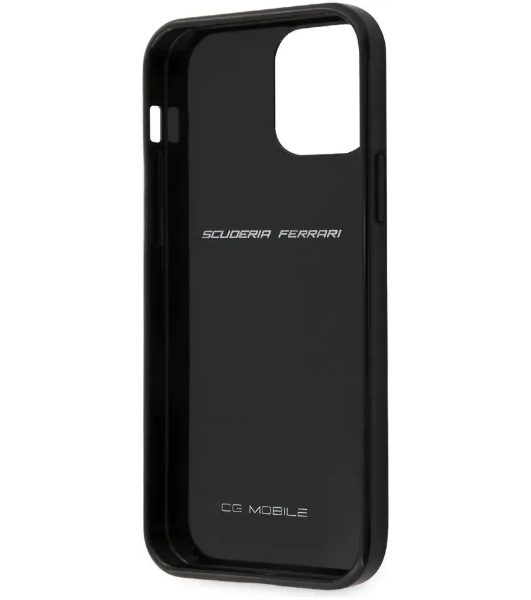Чехол (клип-кейс) для Apple iPhone 12 mini Ferrari черный (FERCAHCP12SBK)