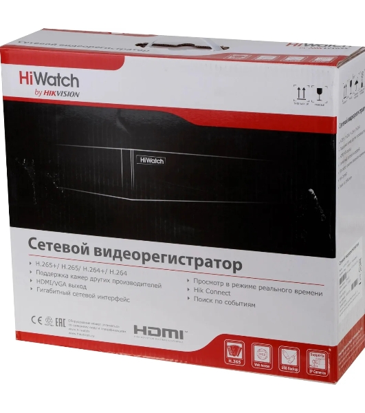 Видеорегистратор HiWatch DS-N316/2P(D)