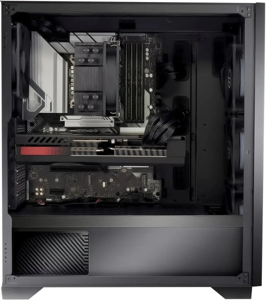 Компьютер IRU Tactio 510B7GP TWR i7 14700F (2.1) 32Gb SSD 1Tb RTX 5070Ti 16Gb FreeDOS GbitEth 750W черный (RUS) (2146246)