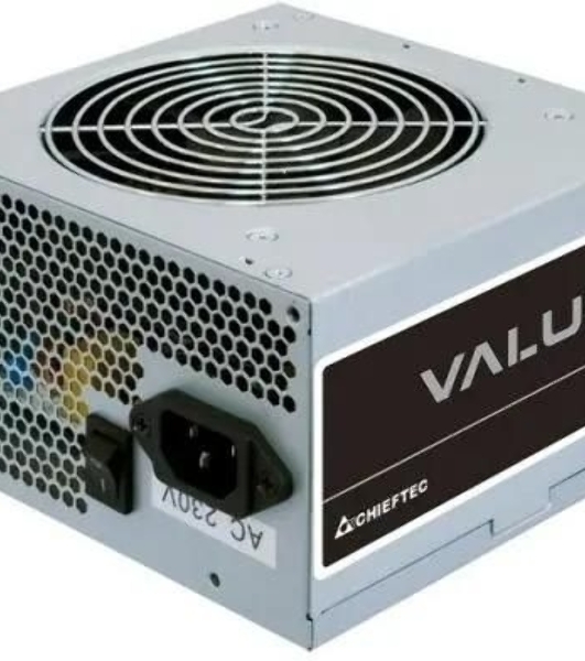Блок питания Chieftec APB-600B8, 600Вт, 80 PLUS WHITE, 120мм, серый