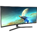 Монитор 34' Valday AL77AZF IPS 3440x1440, 165 Гц, 5 мс, 21:9, 300 кд/м2, 2xHDMI, 2xDP, 1x3.5 мм, изогнутый, черный, фото2