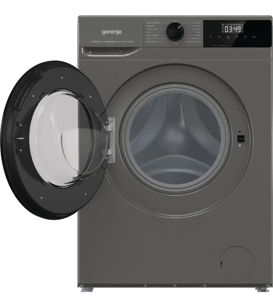 Стиральная машина Gorenje WNHPI84AS/AR серый, загрузка фронтальная 8 кг, 1400 об/мин., класс: А