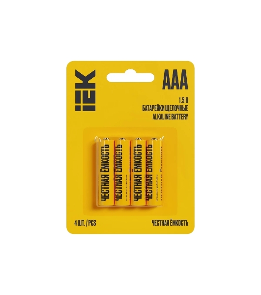 Батарейка щелочая Alkaline Optima LR03/AAA (4шт/блистер)